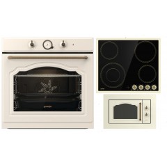 Gorenje BOS67372CLI + EC642CLI + BM235CLI Εντοιχιζόμενο Σετ Οικιακών Συσκευών